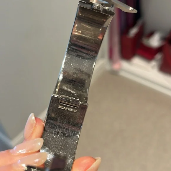 LIMITED/ UNAVAILABLE anymore Cream& Orange PM Hermes Clic Clac H Bracelet - - Picture 6 of 9